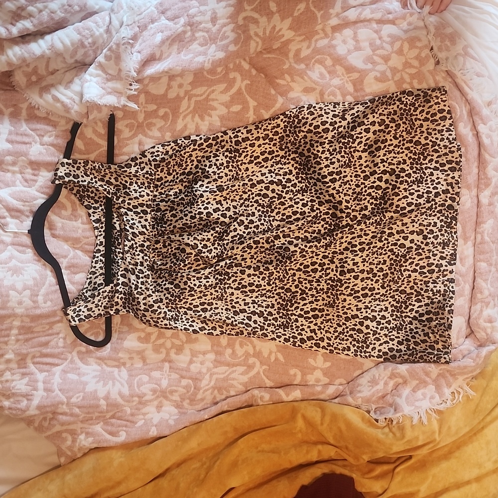 Leopard print tunic size small